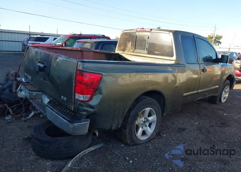 2004 Nissan Titan Se из США, поврежденный, VIN 1N6AA06B74N501886